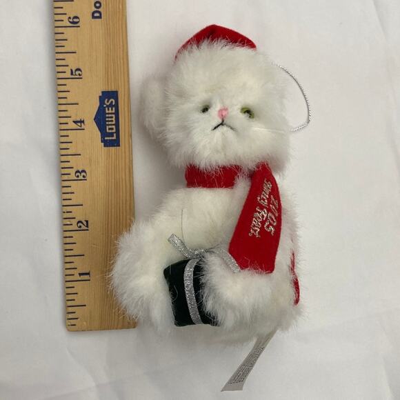 Fancy Feast Kitty Cat Promotional Ornament 2005 Plush Soft Fluffy Present Hang - Picture 8 of 10